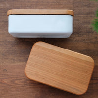 Noda Horo White Series Enamel Butter Case