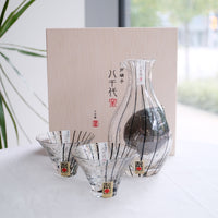 Toyo-sasaki Sake Set-Black Strip