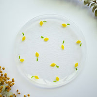 Fuji Glass Studio Lemon Plate 18cm