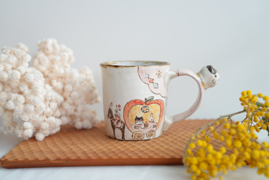 Sayo Horimizu 堀水小夜 Animal Handled Mug SH03