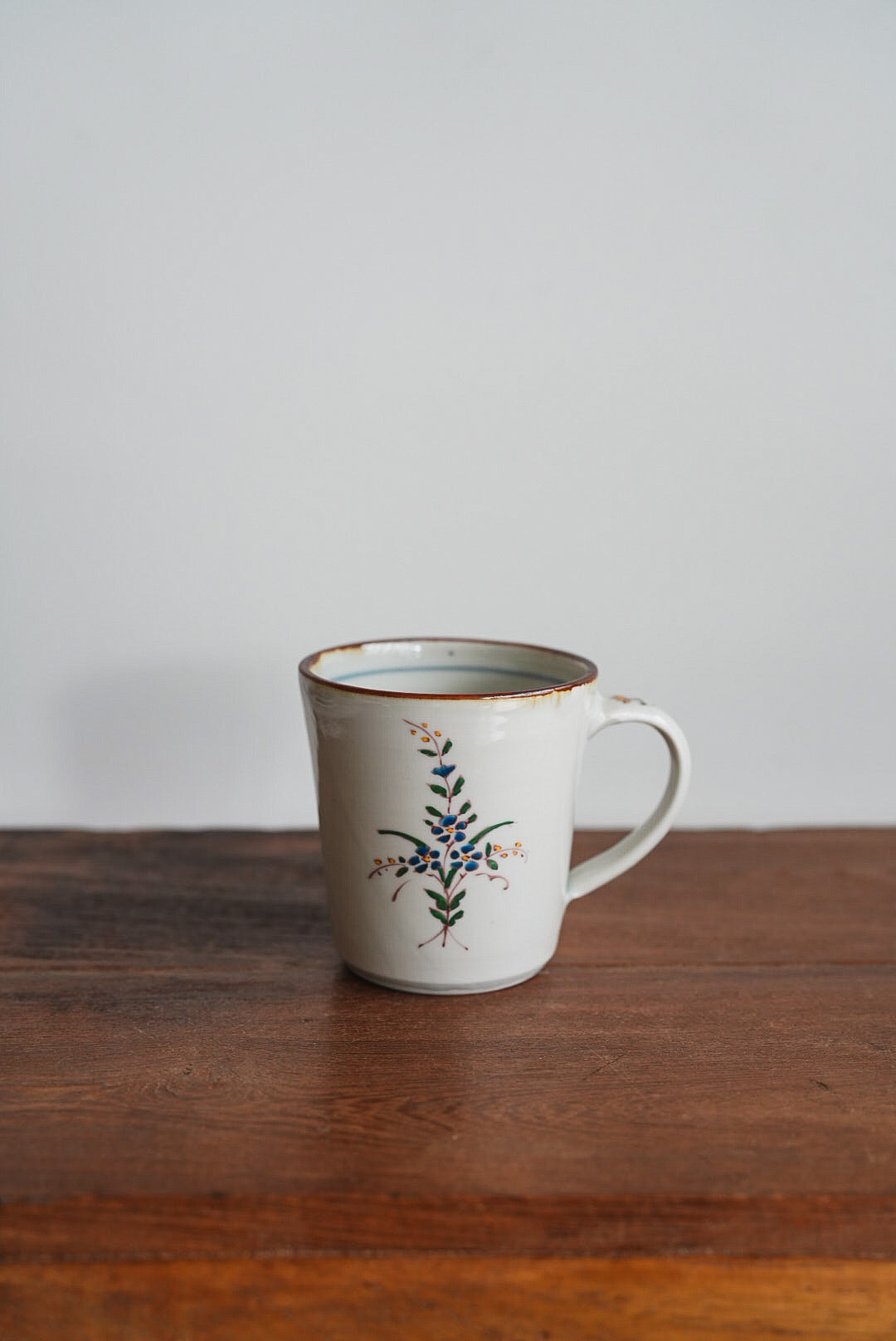 Kazuaki Shimura 志村和晃- Hand-Painted Floral Mug – Large KAS07