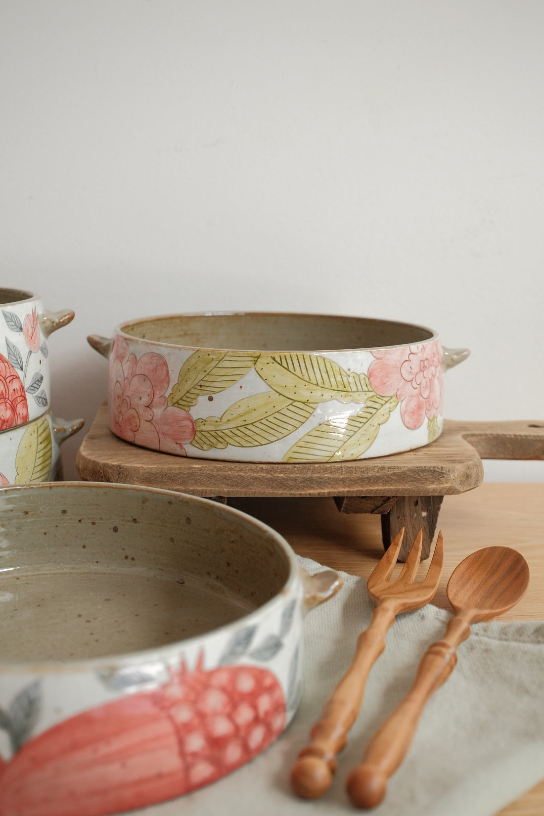 Cool Banana Bowl with Flower Handle