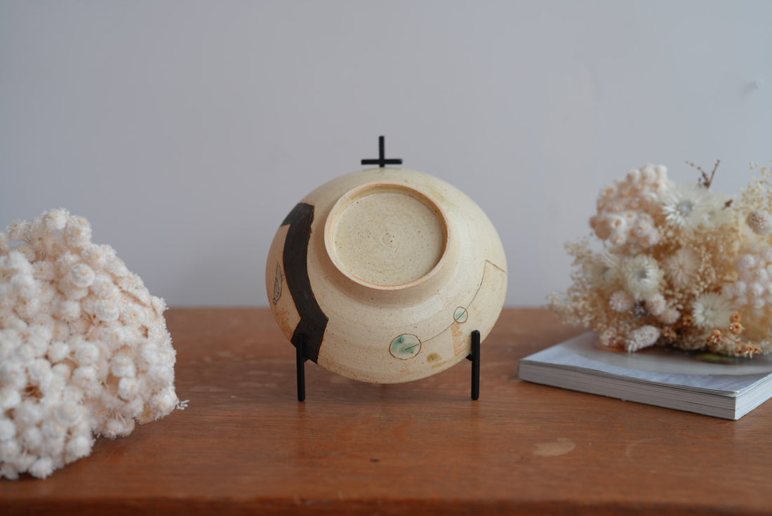 Shoko Hirano 平野照子 Cat Large Bowl SR14 #1