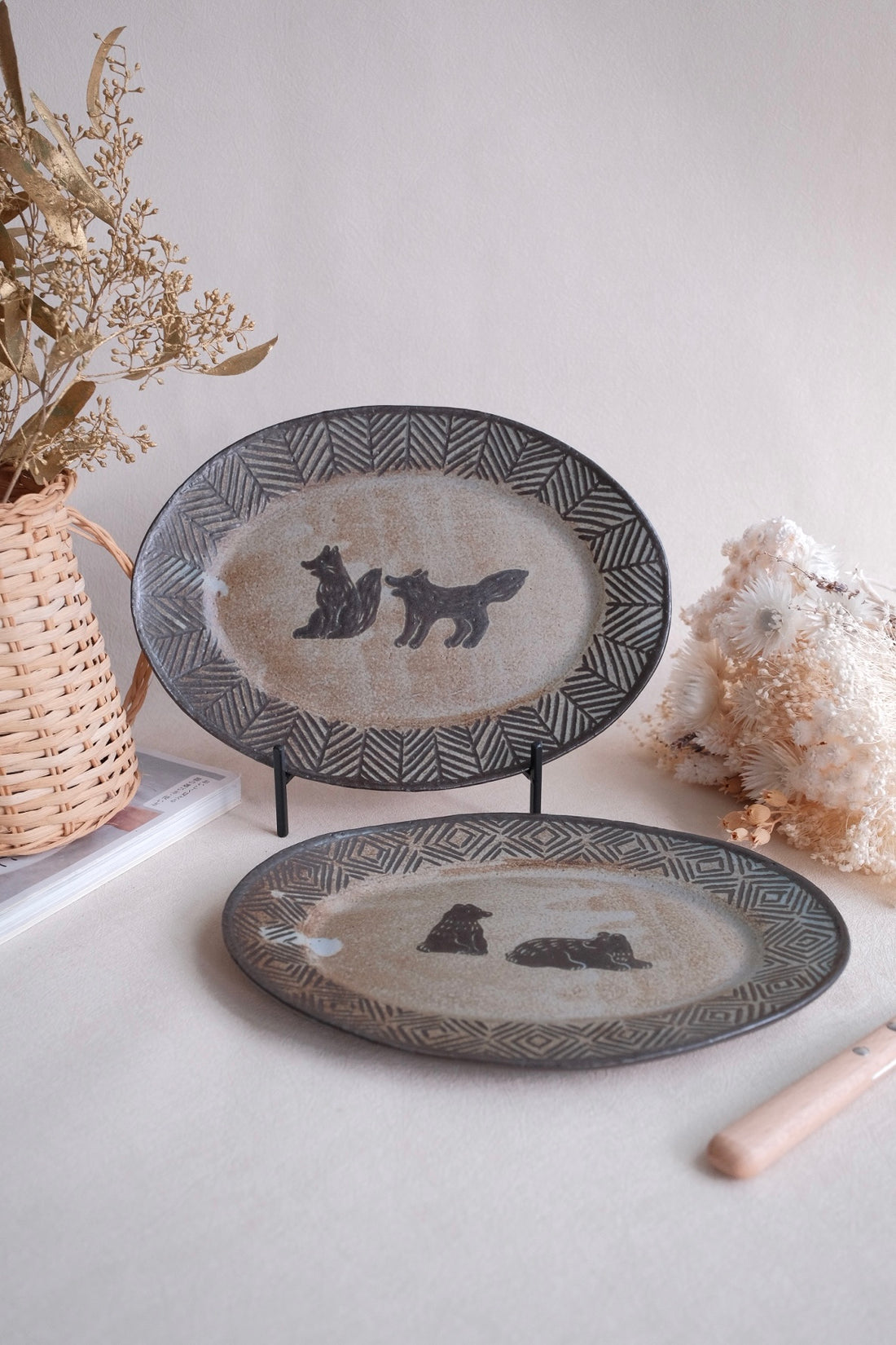 Ayane Hamada 濱田綾音Animal Oval Plate AY15
