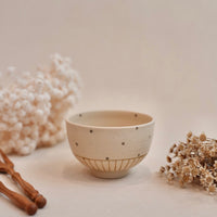 Chiho Yoshida 穗屋工房- Rice Bowl - Line & Dots CY07