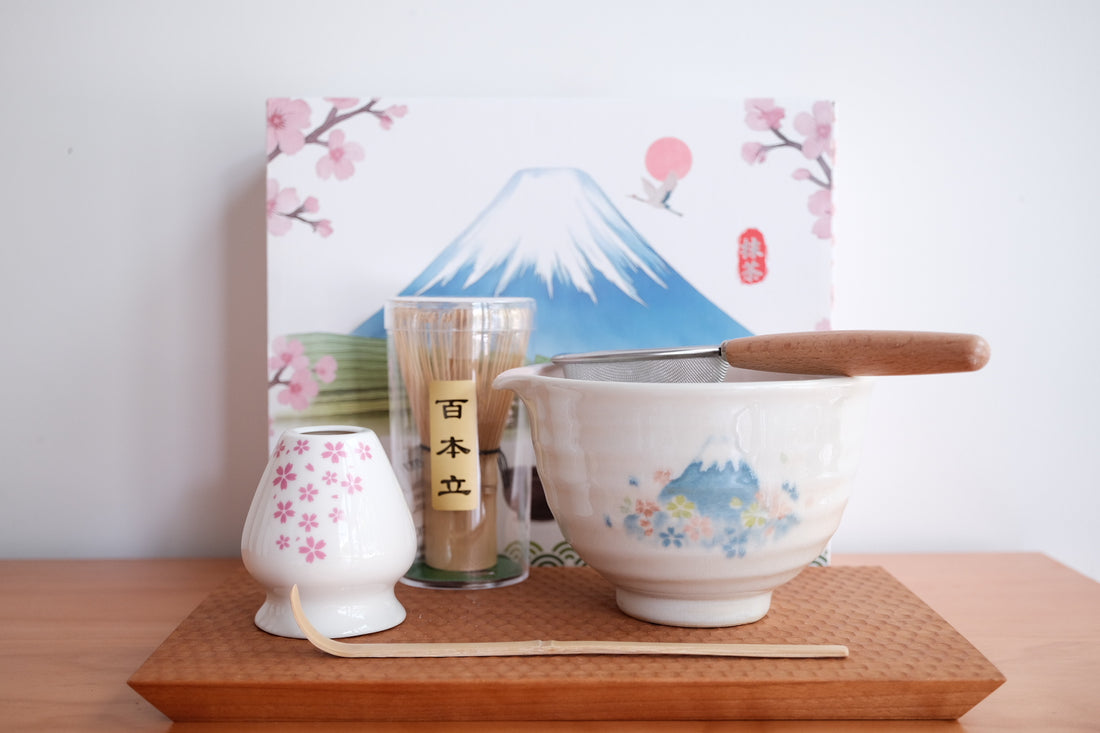 Matcha Bowl Set- Sakura