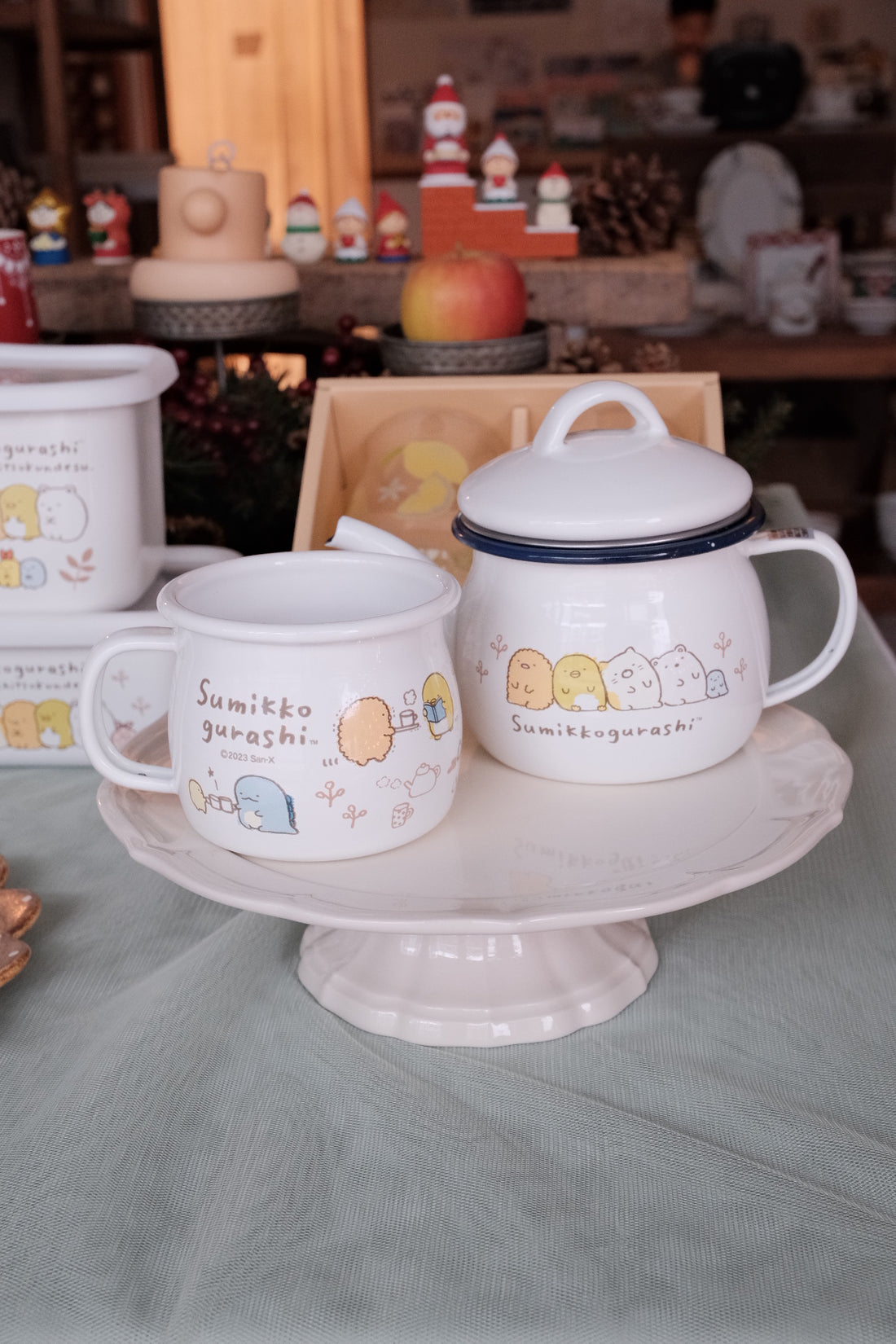 Japan Made Sumikko Gurashi Enamel Teapot