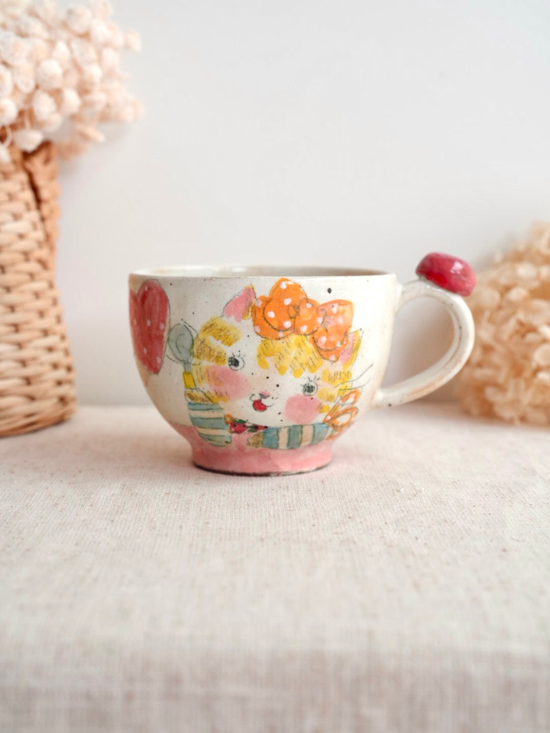 Asako Yamaguchi 山口麻子 Animal Large Round Mug AI02