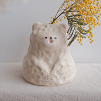 Kato Mikiko 加藤美纪子 Large Bear Vase - MK43