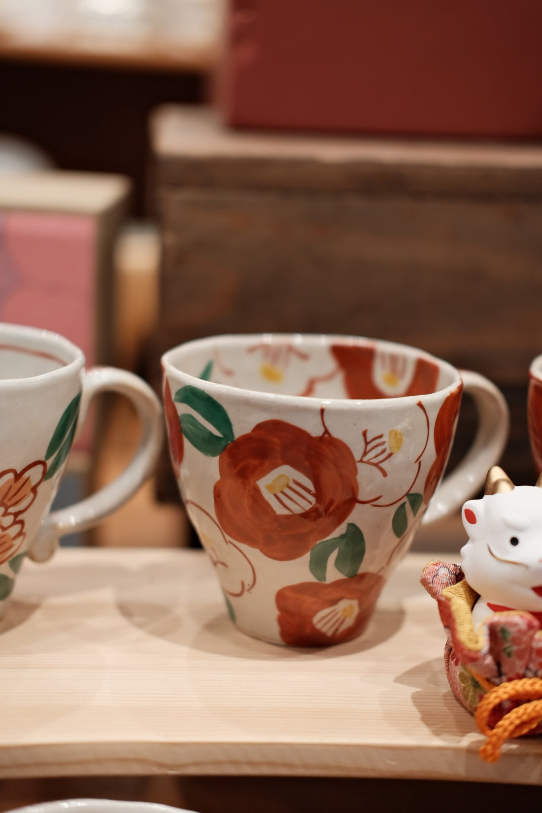 Seto Ware Flower Mug