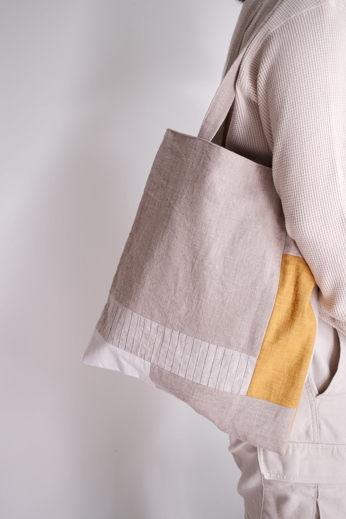 Japanese Linen Tote Bag