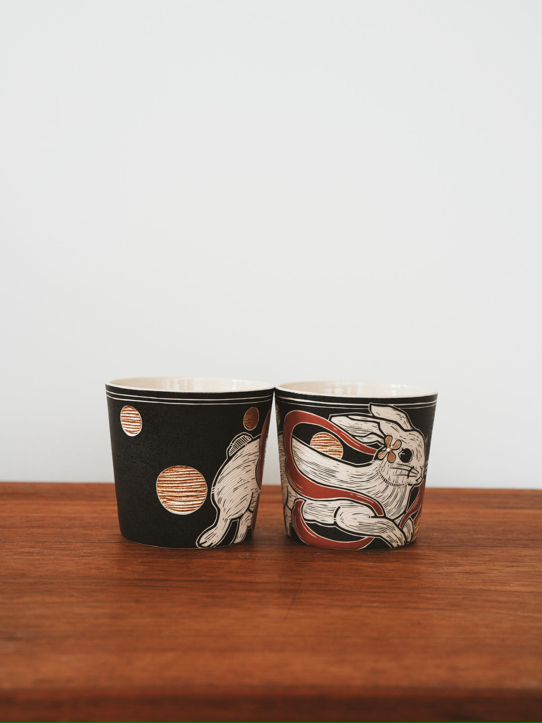 Shirogarasu Studio Mid-Autumn Festival Cup Black BY27