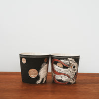 Shirogarasu Studio Mid-Autumn Festival Cup Black BY27