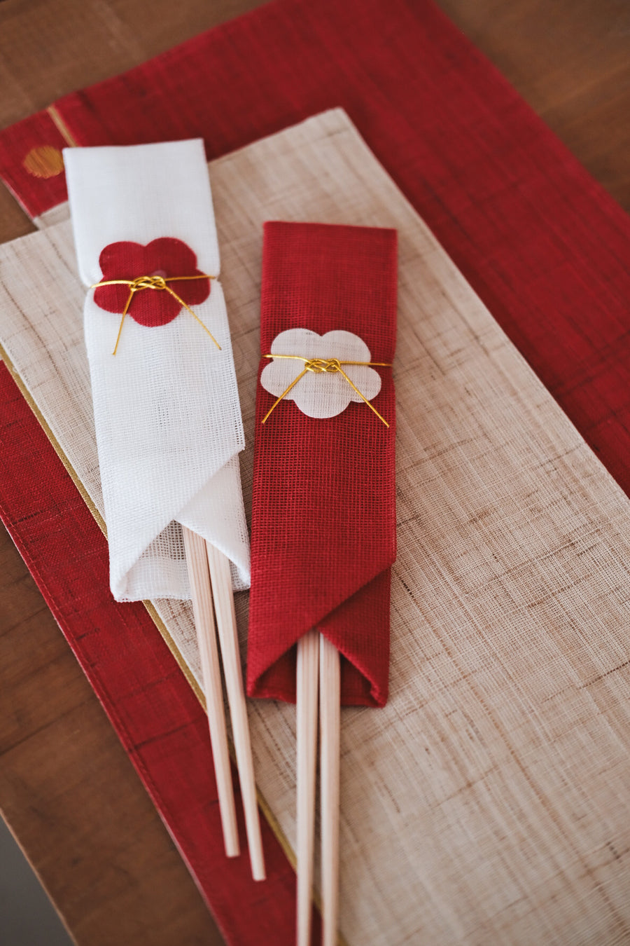 New year chopsticks cover & chopsticks set of 2