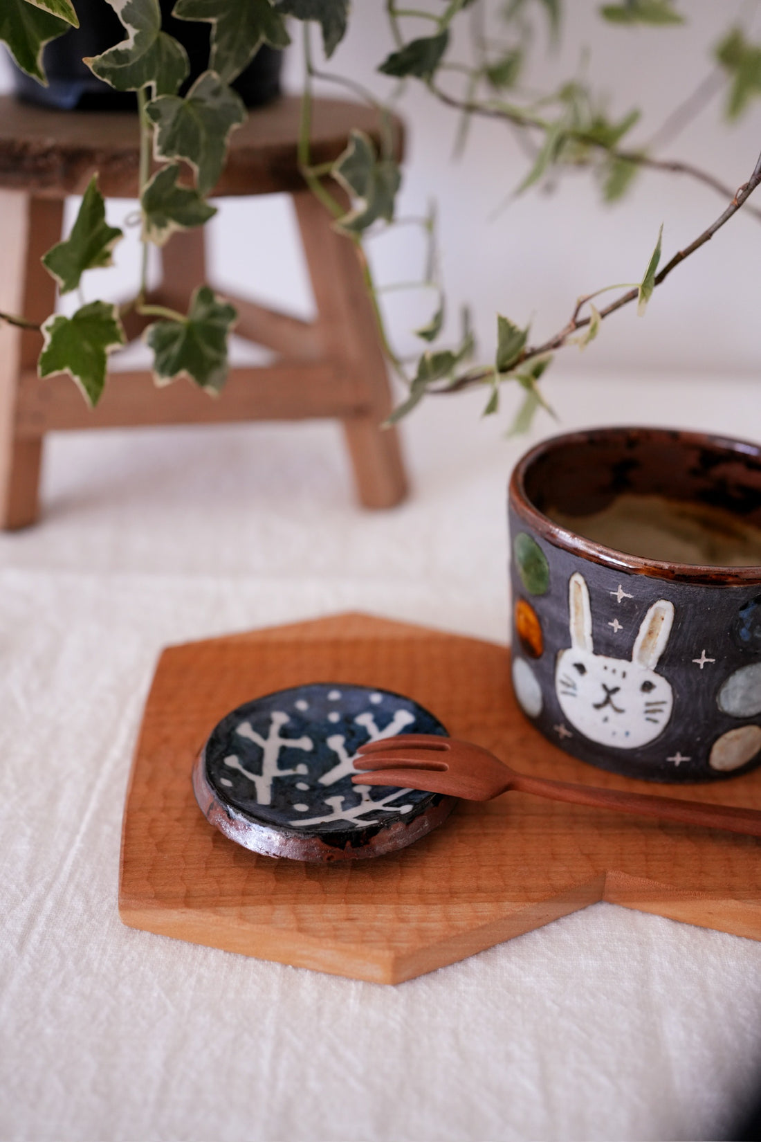 Katsukiya 香月舍 Mini Plate/chopsticks holder KYO3