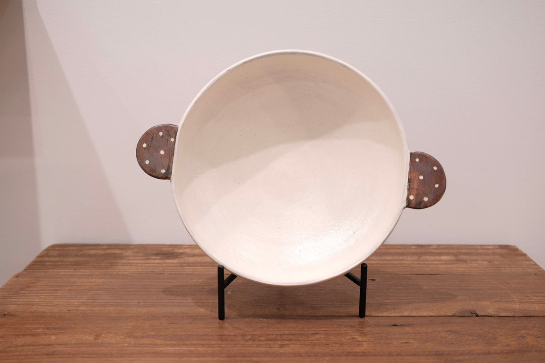 Emishi Kobo 池田匡優&美弥子 - Double Handled Plate EK18