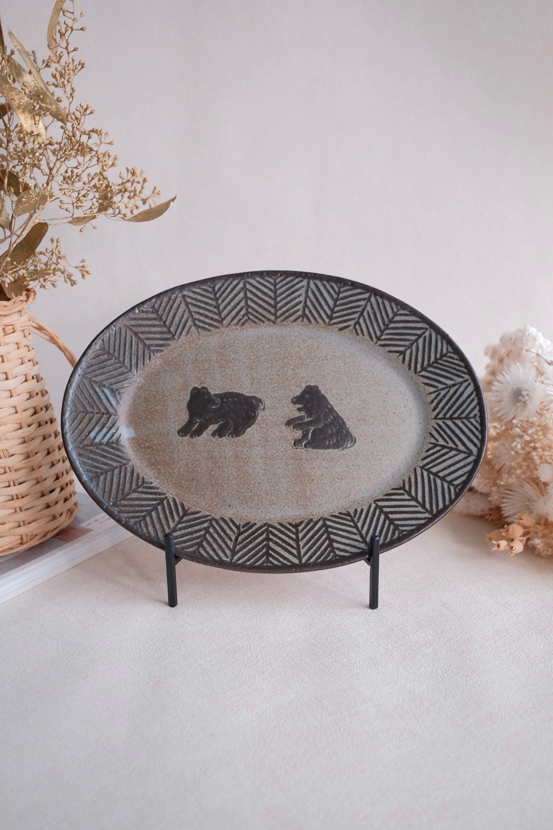 Ayane Hamada 濱田綾音Animal Oval Plate AY15