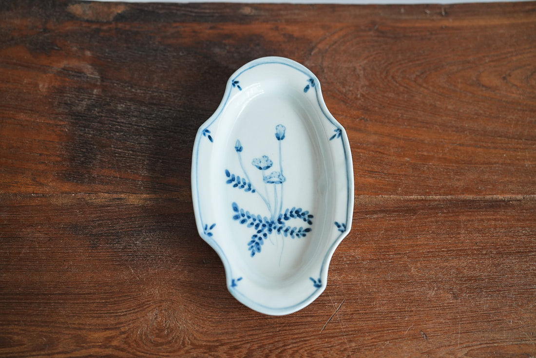 Maya Inamura 稲村真耶 Flower Oval Plate MI18