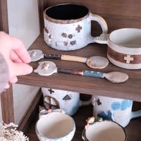Natural Wood Storage Display Rack - Dark