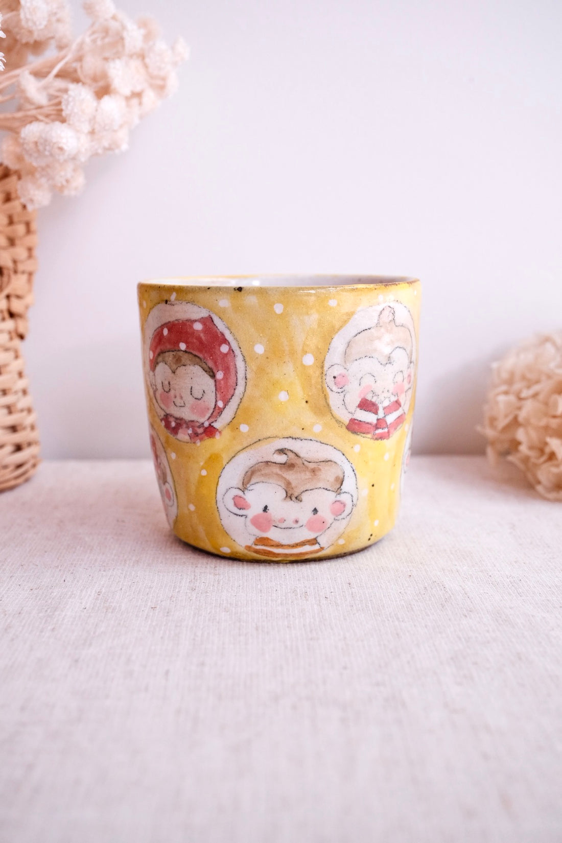 Asako Yamaguchi 山口麻子 Animal Grid Large Mug AI01