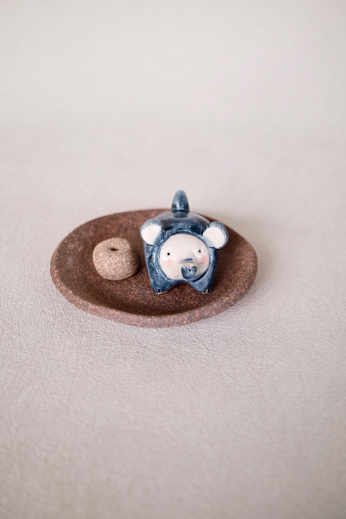 Japanese Clay Animals Incense Holder - Animal Collection