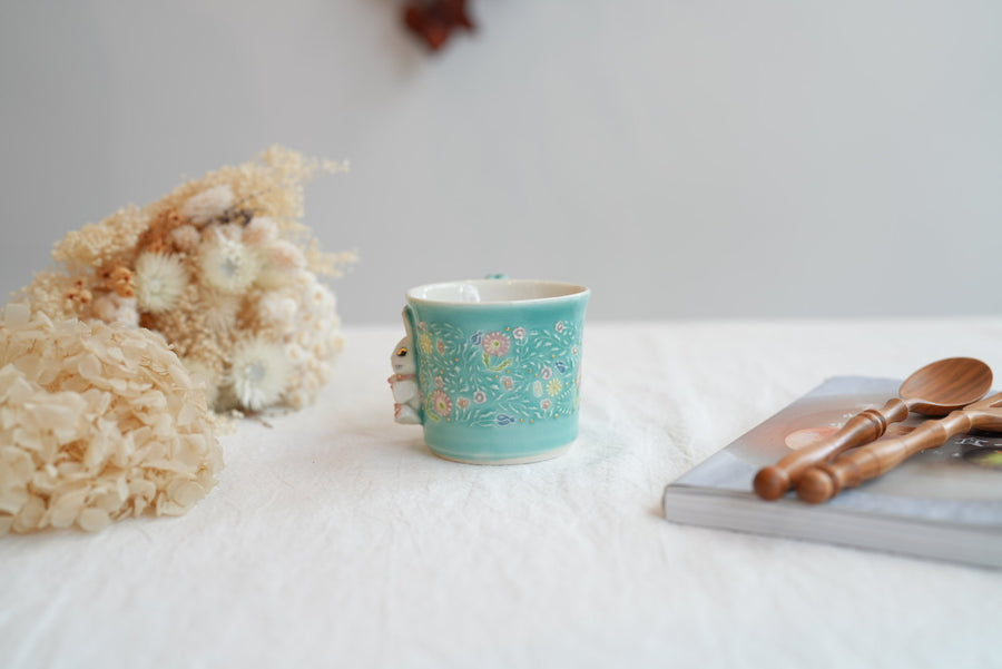 Kimiko Yamamoto 山本貴美子 - Stuffed Bunny Mug KY03