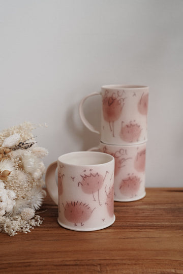 Zing Studio Hand-made Mug - Red