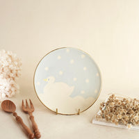 Makiko Sato 佐藤牧子- Duck Round Plate MS01