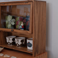 Natural Wood Storage Cabinet - Store Pick Up Only