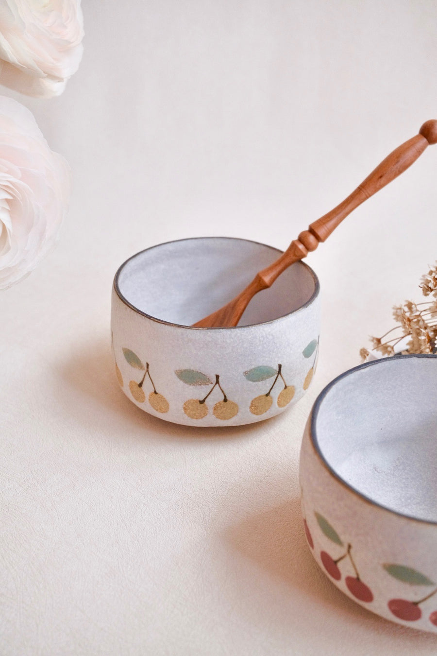 Kei Mitsumochi ミツ持啓 Cherry Bowl - Yellow KM70