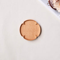 Kazunori Takatsuka 高塚和則 Cherry wood Coaster KU01