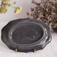 Nakagaki Tomoko Kohiki Hand Painted 4 Petals Shaped Plate  - KP3