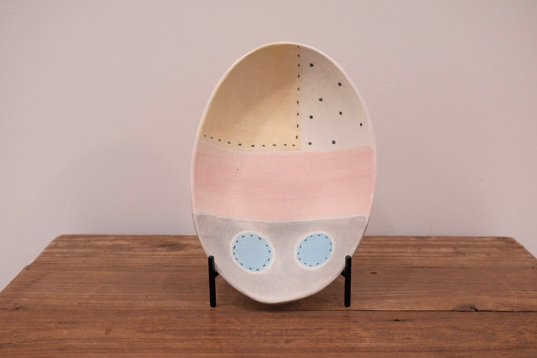 Emishi Kobo 池田匡優&美弥子 - Coloured Oval Plate Medium EK33