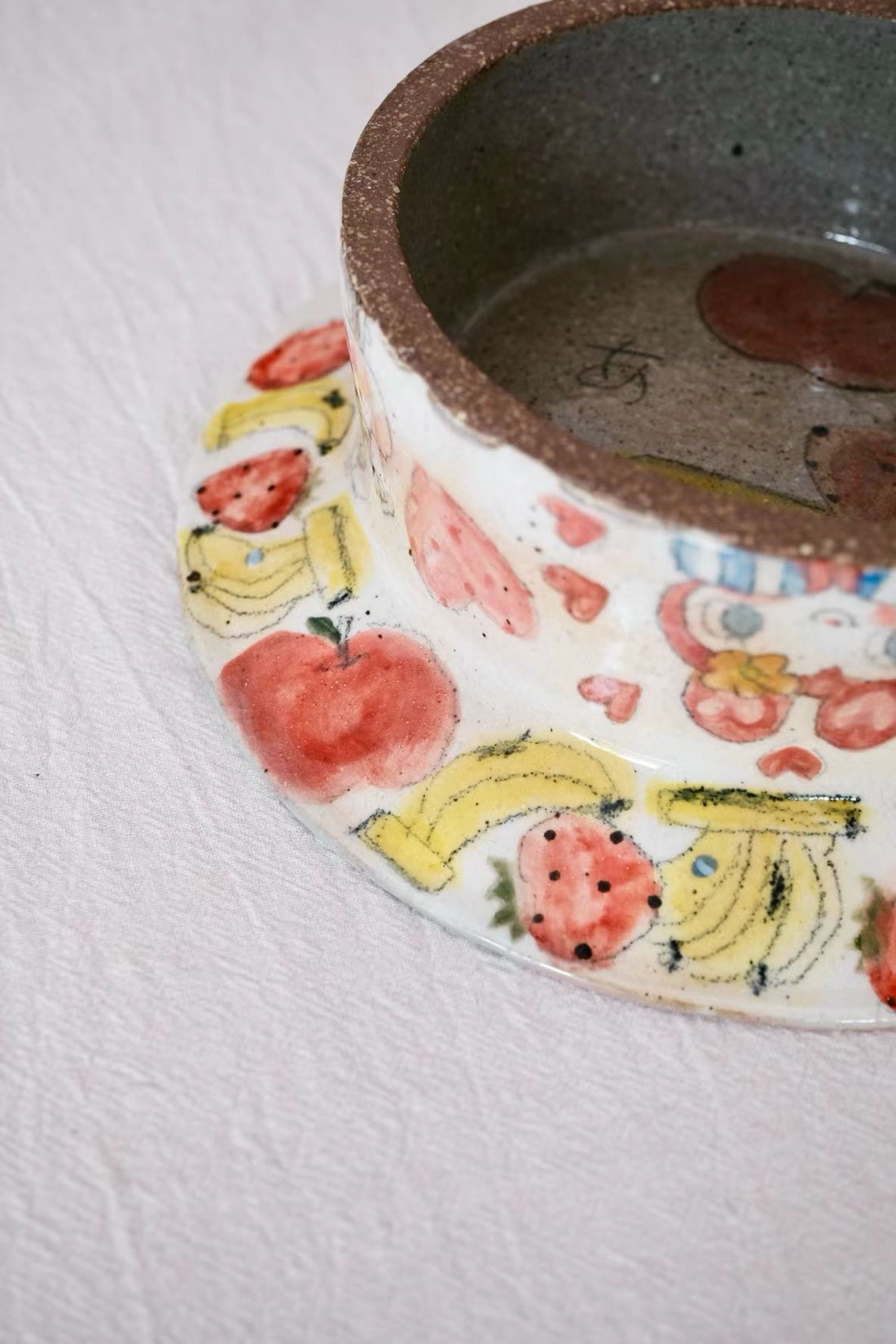 Asako Yamaguchi 山口麻子 Animal Pedestal Plate AI24