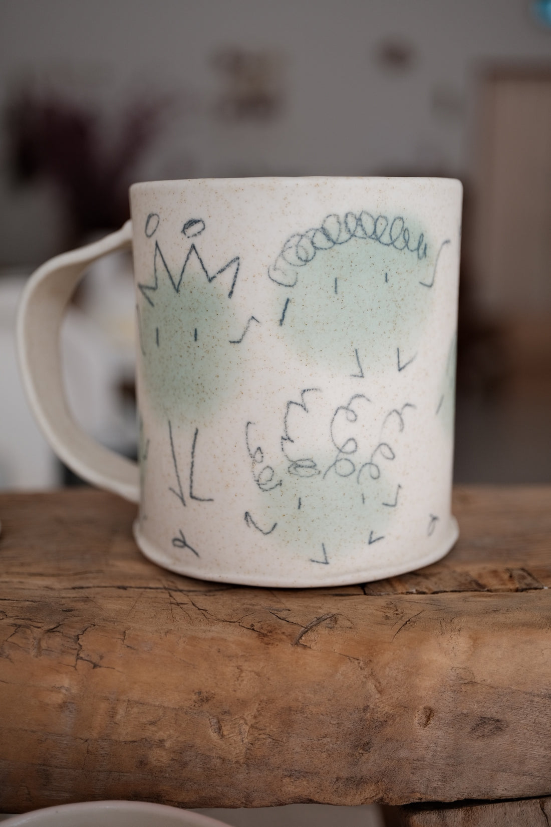 Zing Studio Hand-made Mug - Green