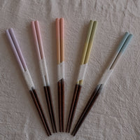 Japanese Natural Wood Chopsticks Pastel Collections