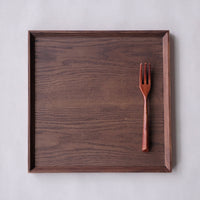 Non-Slip Surface Natural Wood Serving Tray
