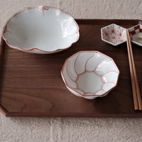 Wooden Octagonal Dinner Tray