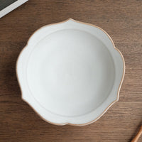 Norio Nakabayashi 中林範夫 Floral Shaped Deep Plate - Blue NN04