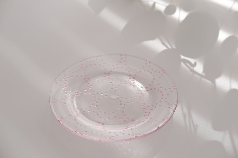 平井睦美Mutsumi Hirai 15cm plate tenn pink