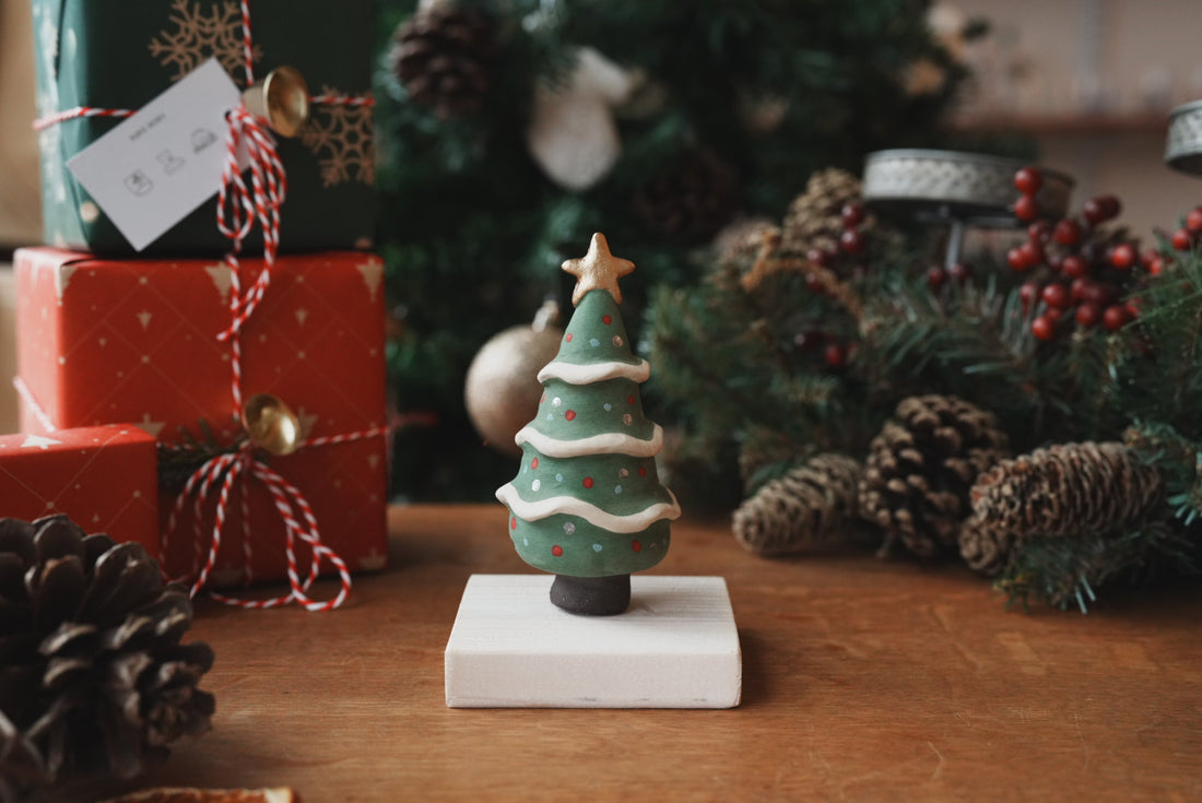 Coco Stone Christmas Tree Figure Decoration CS02