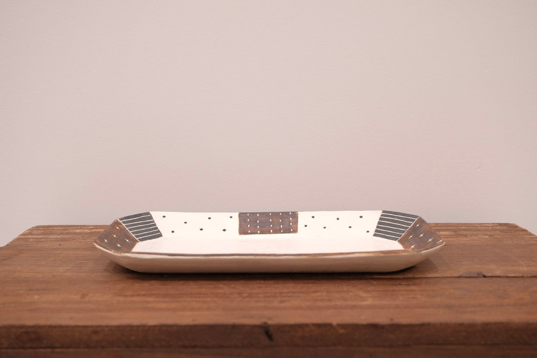 Emishi Kobo 池田匡優&美弥子 - Wide Octagon Plate Large EK03