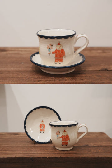 Yukiko Nagahama 長浜由起子 - Christmas Mug with Saucer YN01