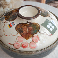 Donabe Banko Ware No.9 Grapes Clay Pot