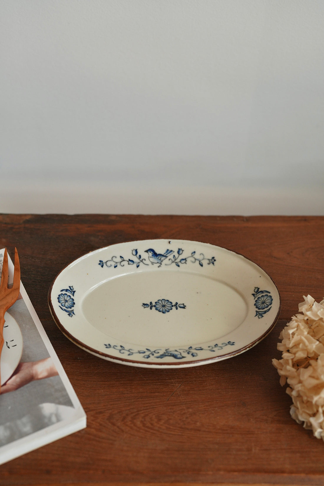 Shinko Nakanishi 中西申幸 Bird Oval Plate SN11