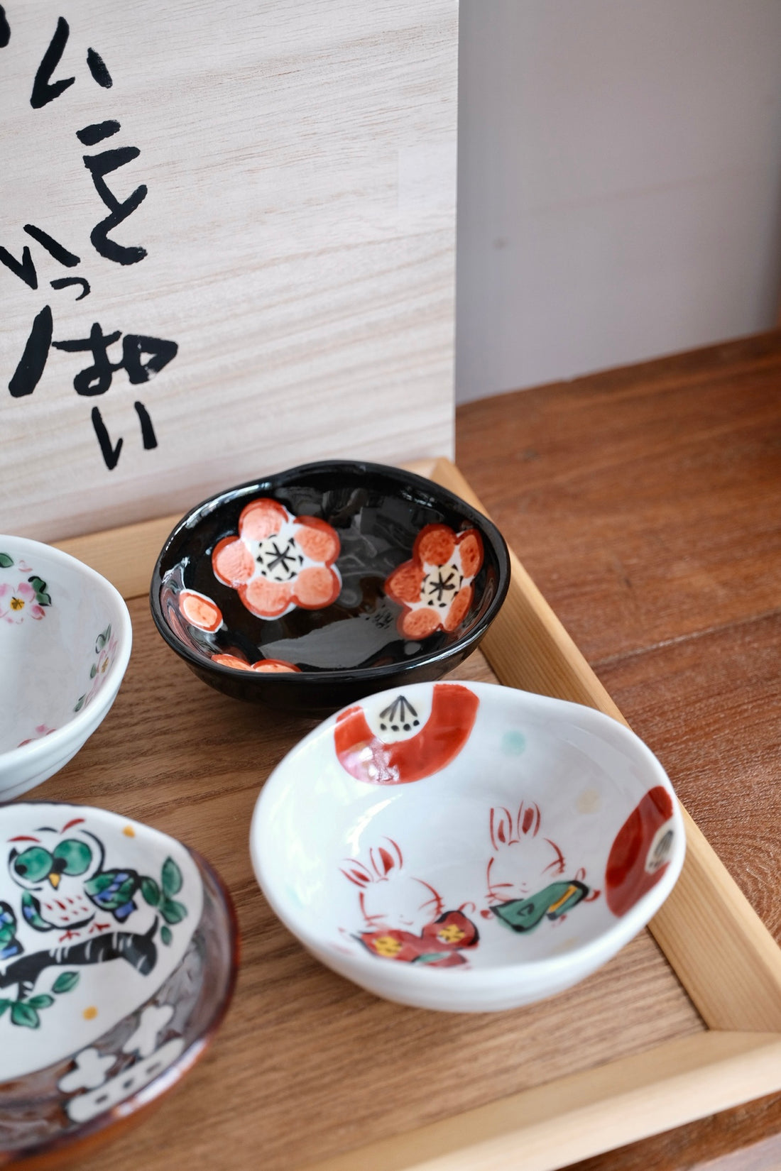 夕立窯 Japanese Style Small Plate Gift Set (Set of 6)
