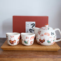 夕立窯 Japanese Style Tea Set - Sakura