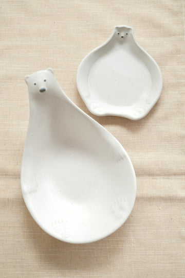 Mashiko Pottery Yoshizawa Polar Bear Bowl