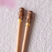 Ayataro Chopsticks - Bear with Ball - aya05