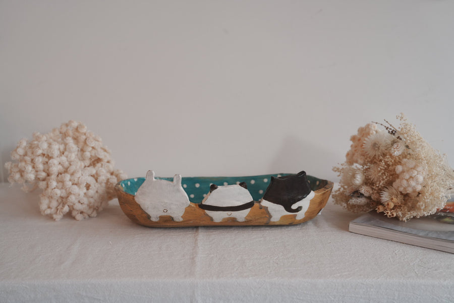 Fumiko Tsuchihashi 土橋文子 - Large Oval Deep Plate FT20 #2